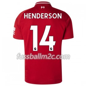 Fußballtrikots Liverpool Henderson 14 Heim Trikotsatz 2018-2019